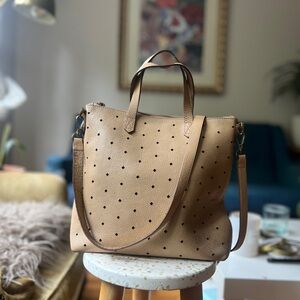 Madewell Geniune leather small transport tote